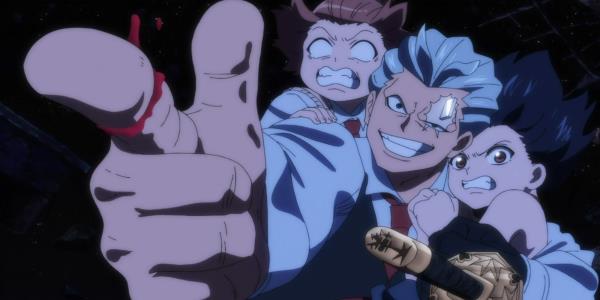 Fuuko, Andy, and Chikara in episode 13